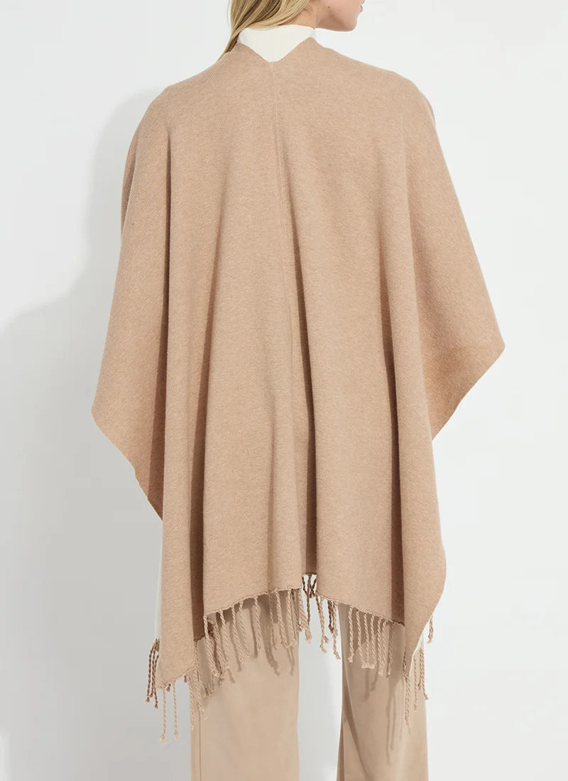 Basilia Double Face Reversible Wrap in Warm Biscuit & Buttercream