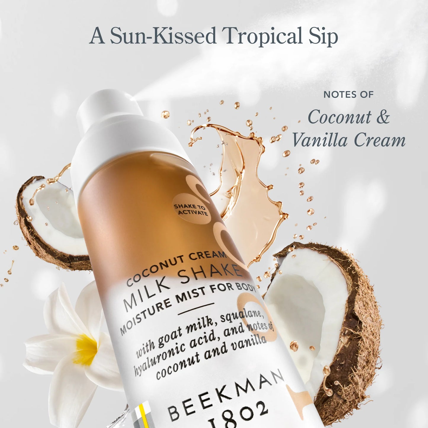 Coconut Cream Milk Shake Moisture Mist For Body