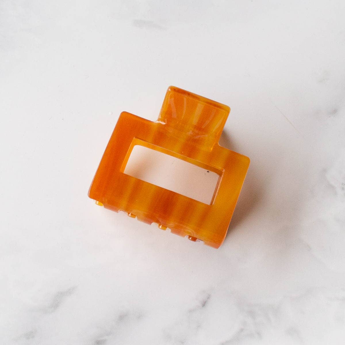 Eco Kylie Cellulose Acetate Hair Clip: Cherry Red