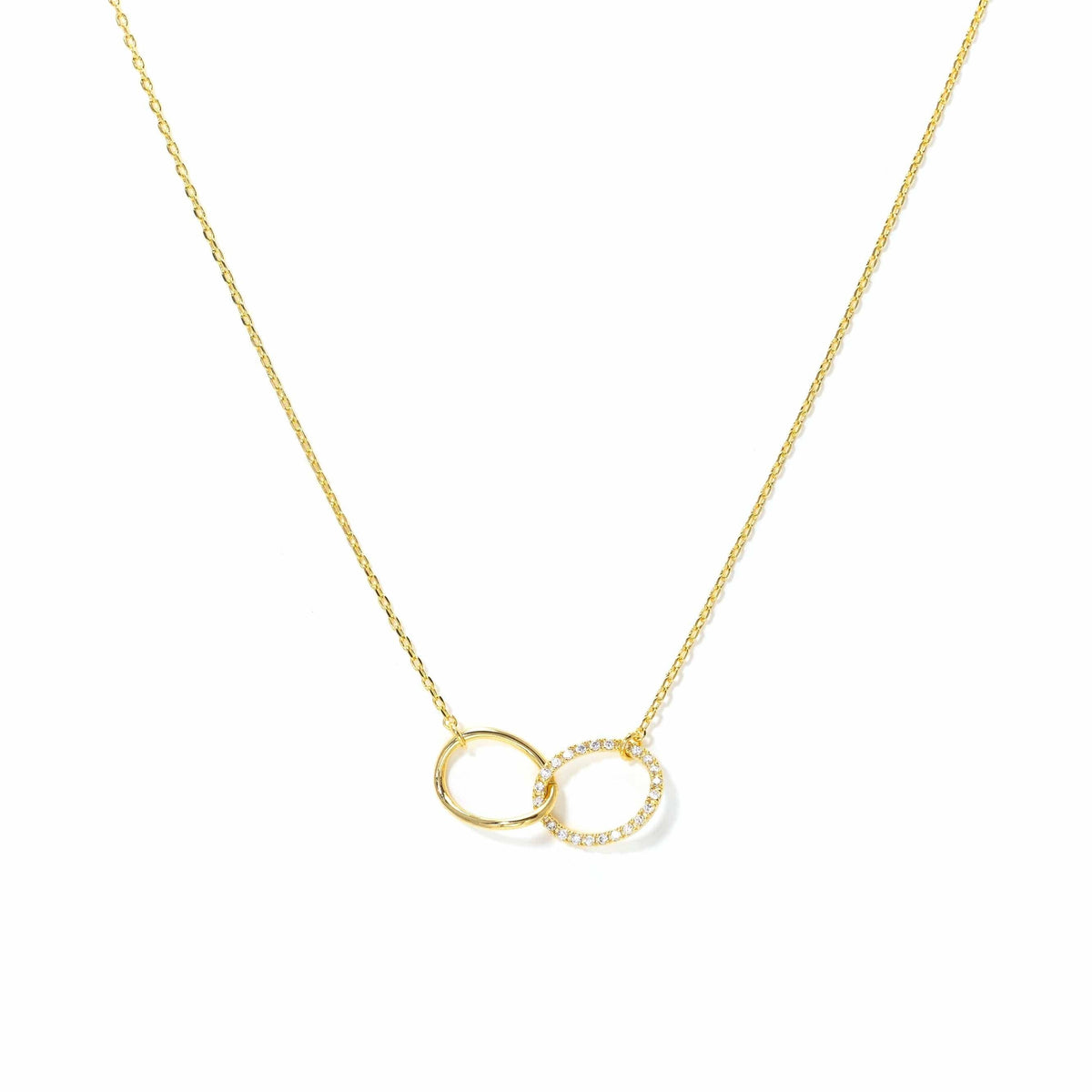 Encore Pavé Necklace in Gold
