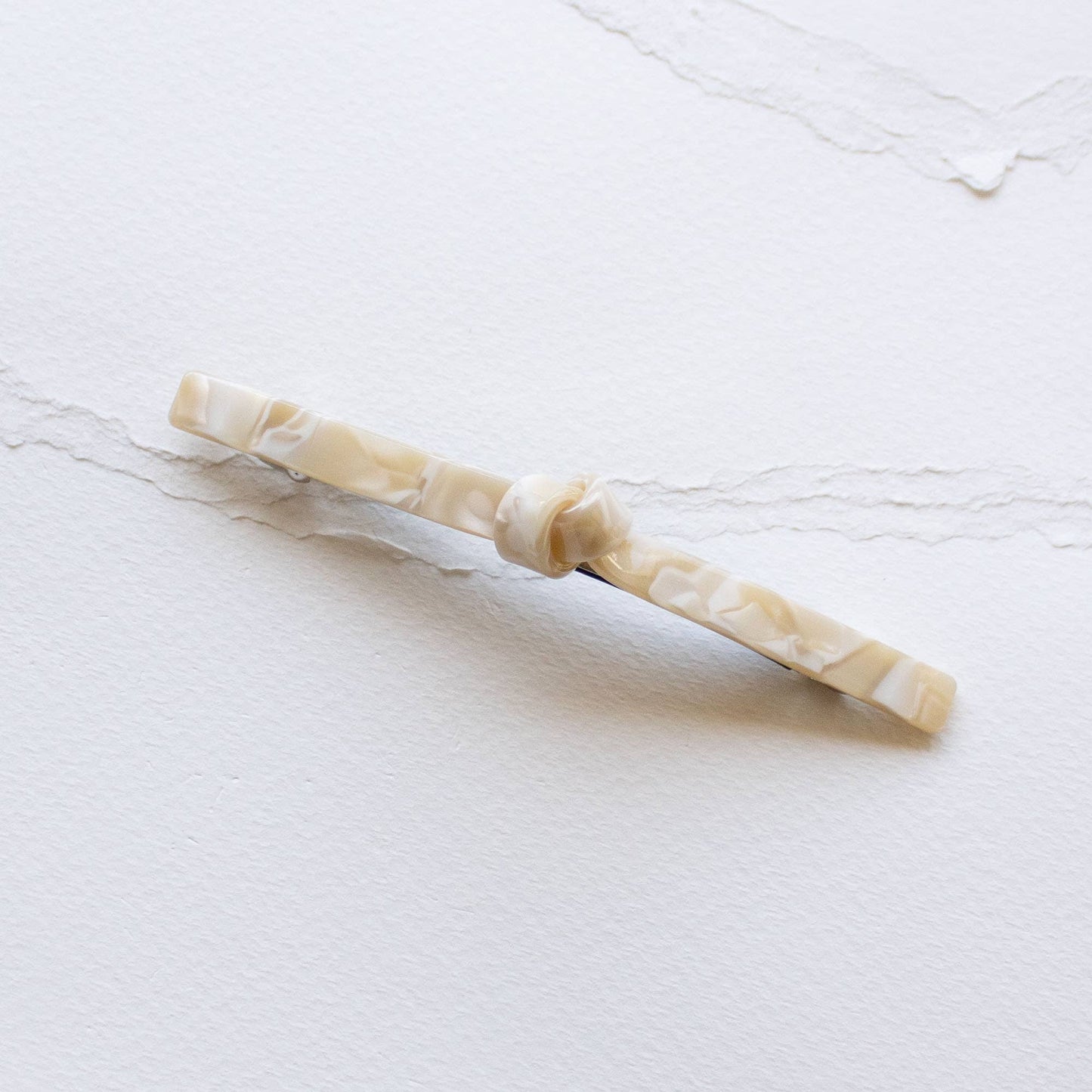 Eco French Twist Hair Barrettes: Micro Grey