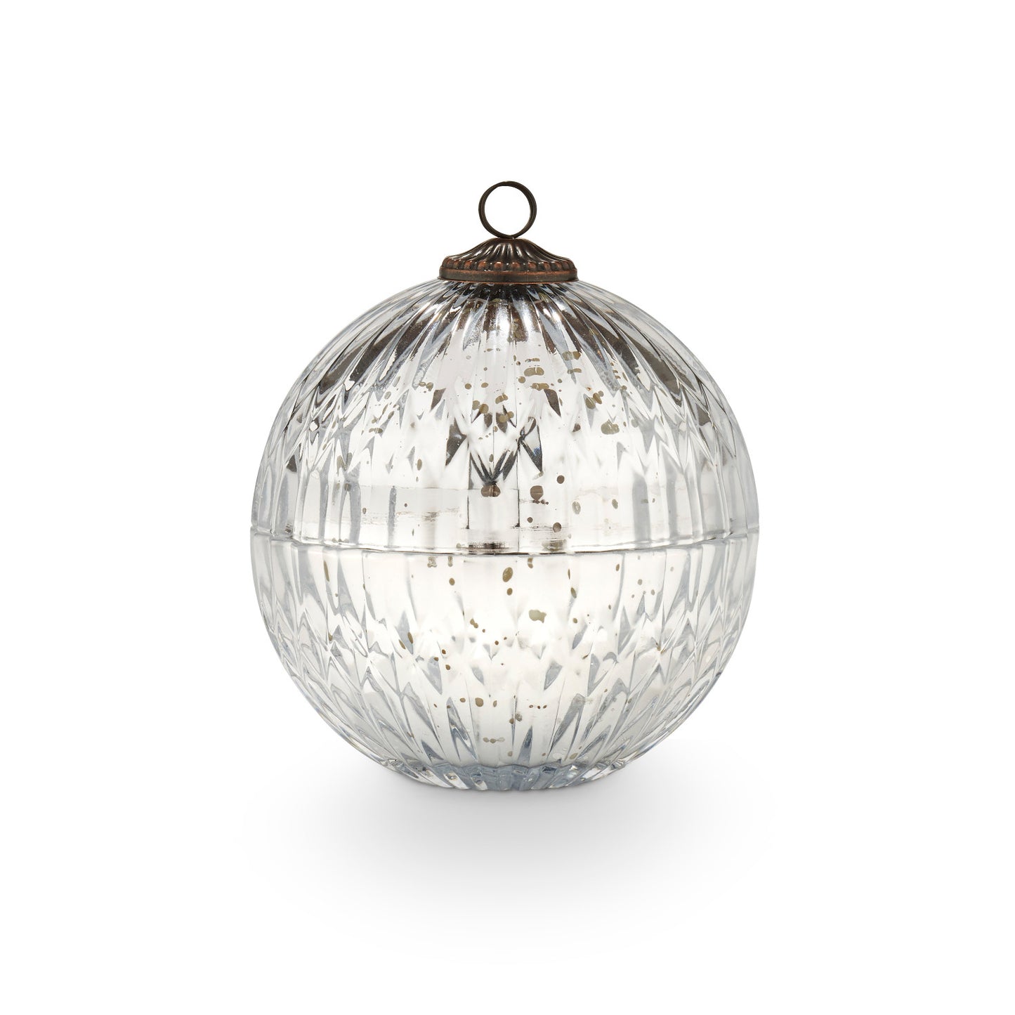 Balsam & Cedar Mercury Ornament Candle in Silver