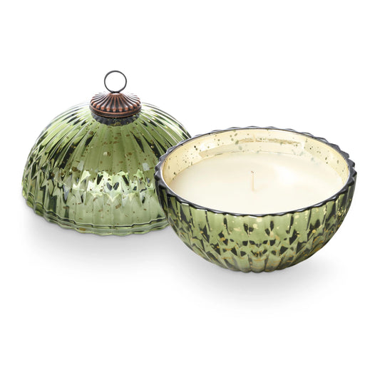 Balsam & Cedar Mercury Ornament Candle in Green