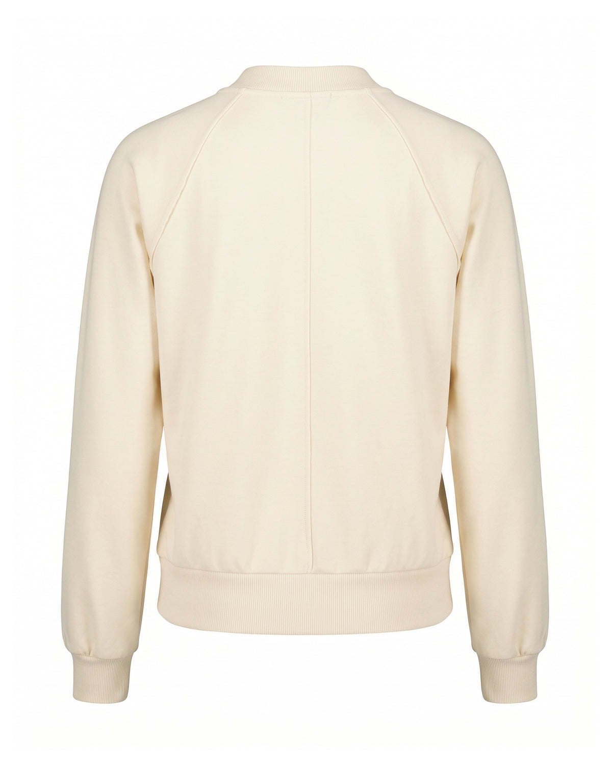  Cropped Raglan Sweatshirt in Porcelain - product photo