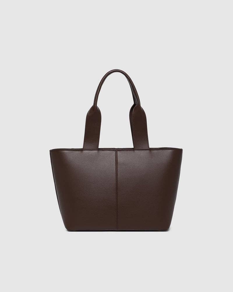 Henley Tote Bag in Chocolate