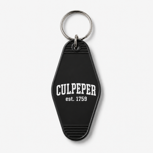 Culpeper Hotel Key Tag in Black