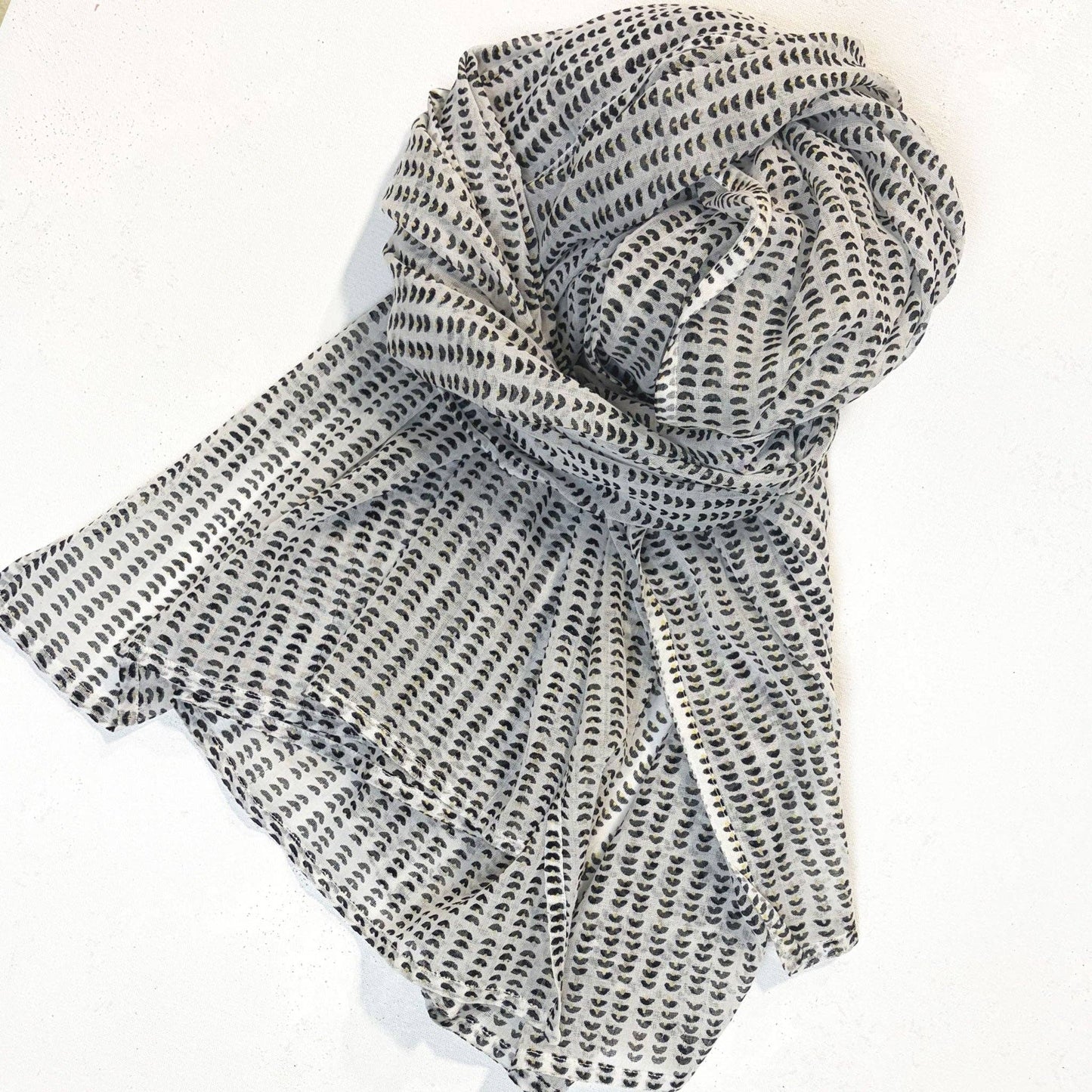 Sun Spot Black Scarf