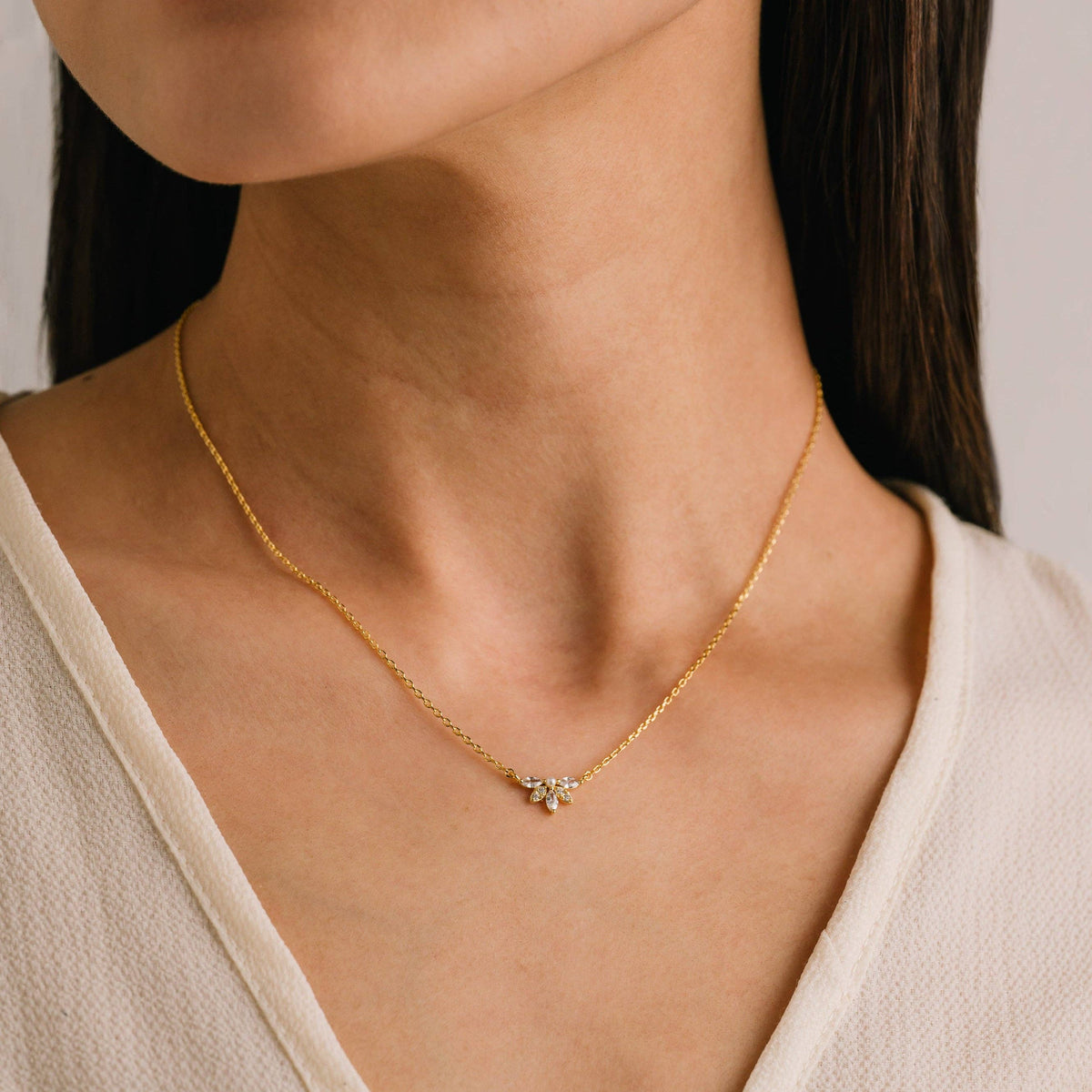 Harlowe Necklace in Gold