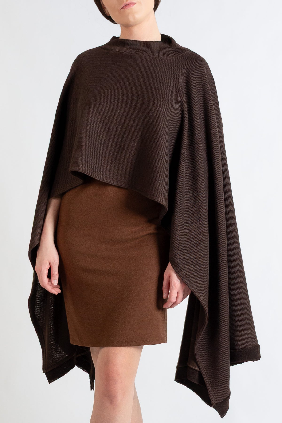 Poncho in Brown
