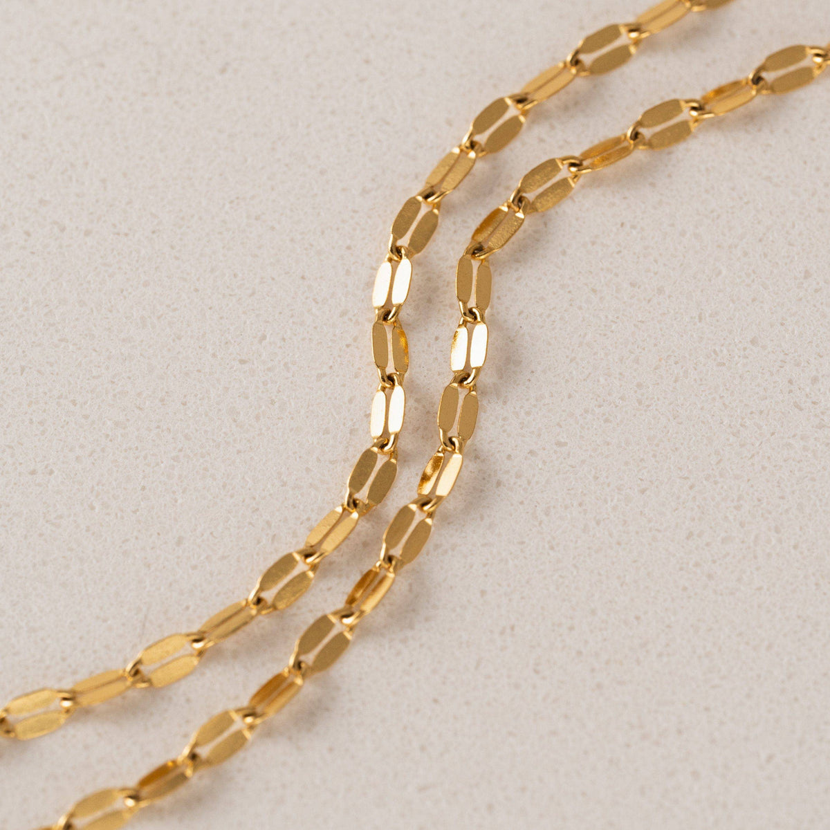 Ray Layered Necklace in Gold