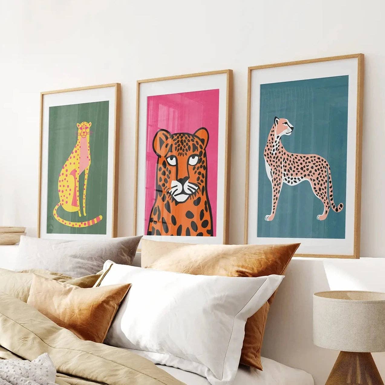 Cheetah Cat Art Prints