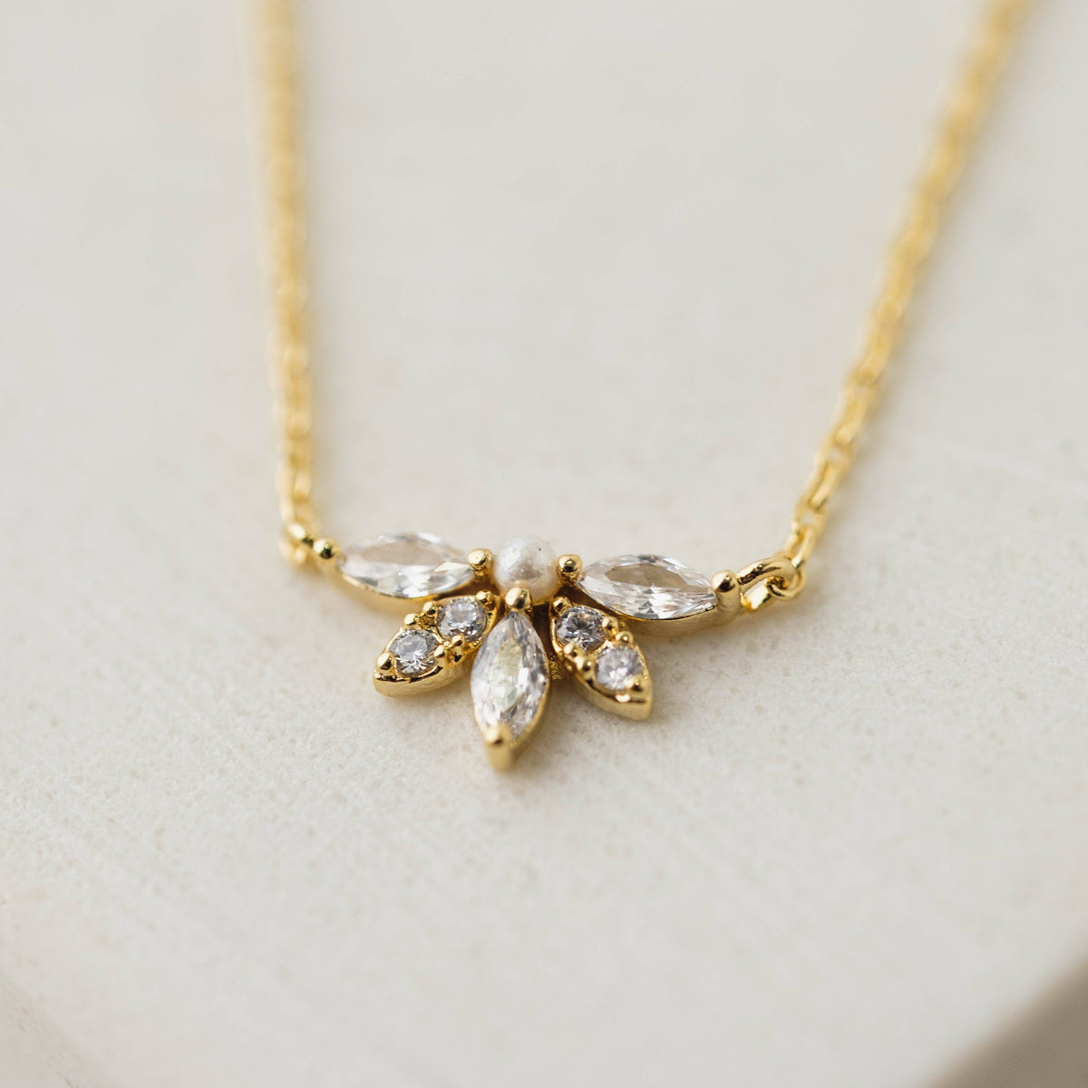 Harlowe Necklace in Gold