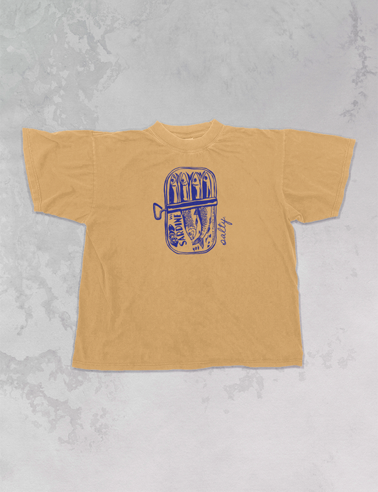 Salty Sardines Oversized Tee