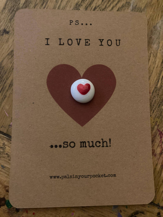 Love You Pocket Hug With Heart Gifts & Greeting Card: So Much…