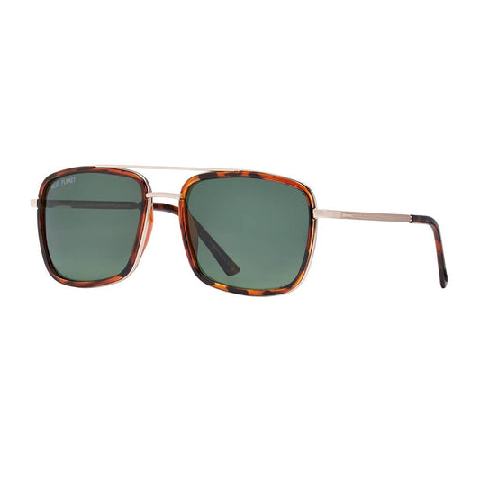 Holden Sunglasses in Brown Tortoise and Matte Gold