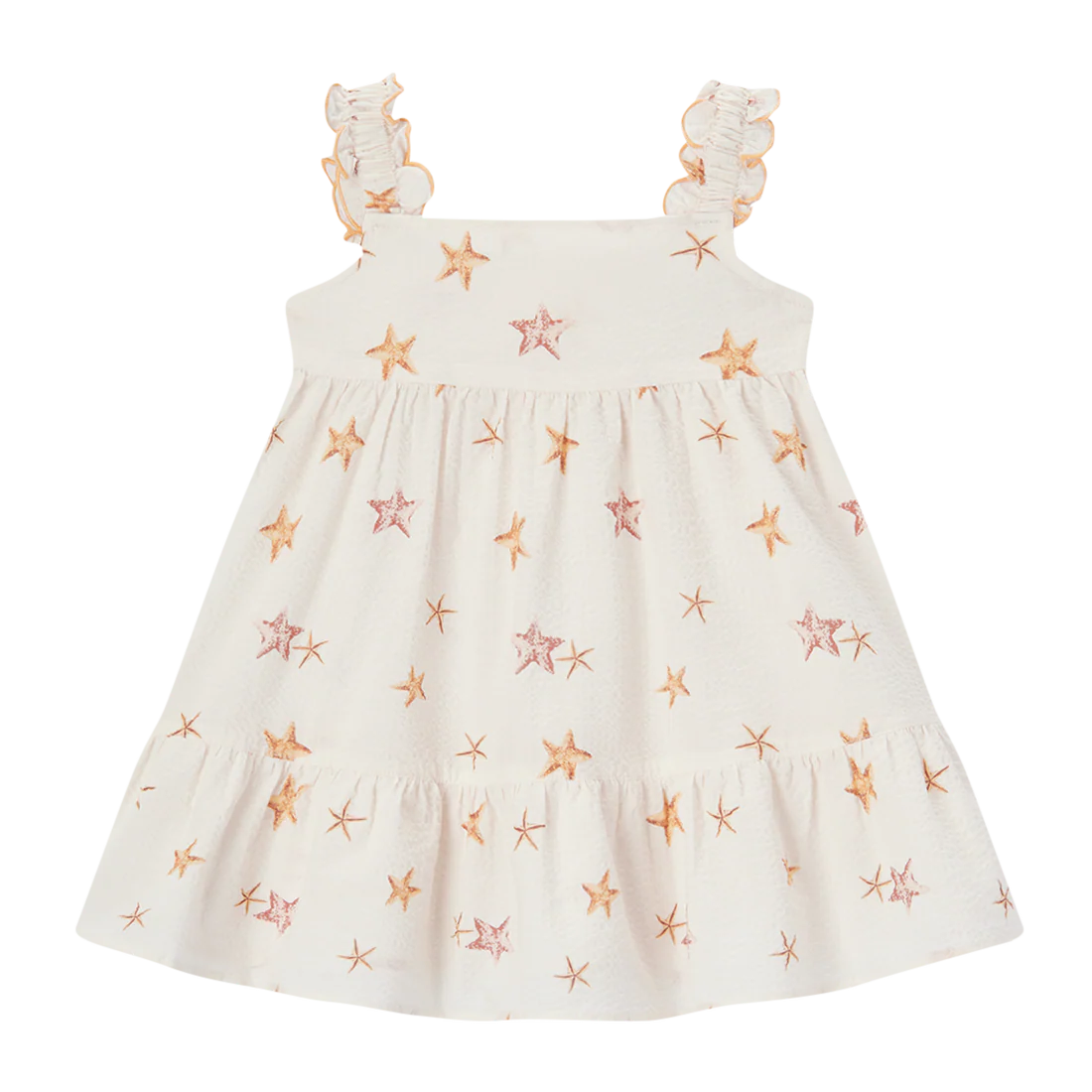 Starfish Dreams Ruffle Tiered Dress