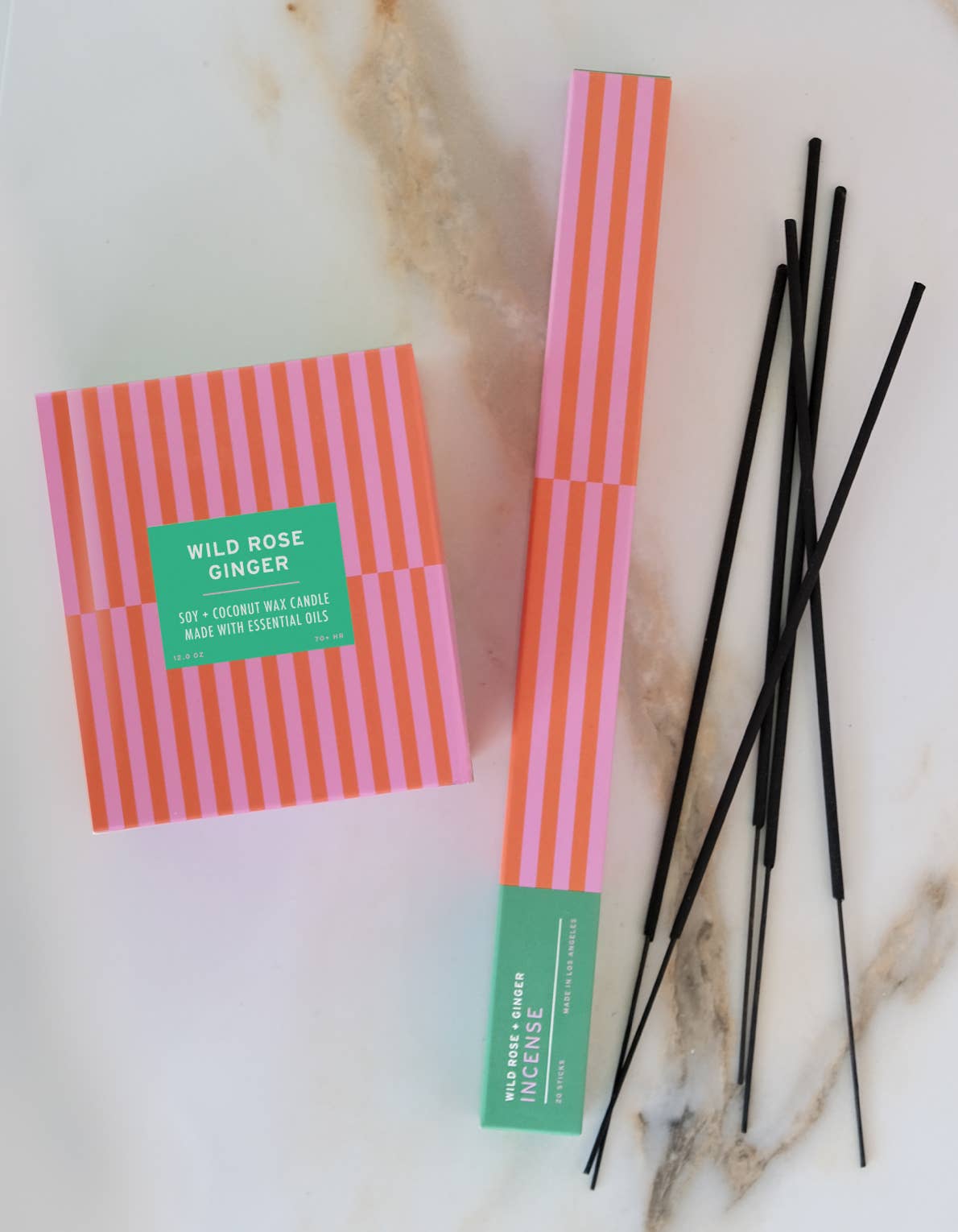Wild Rose + Ginger Candle
