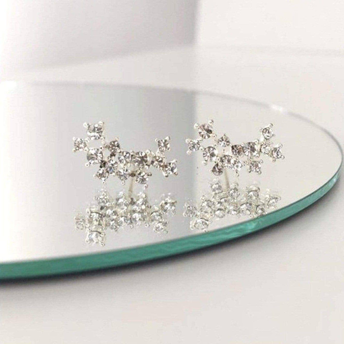Stardust Climber Earrings in Silver