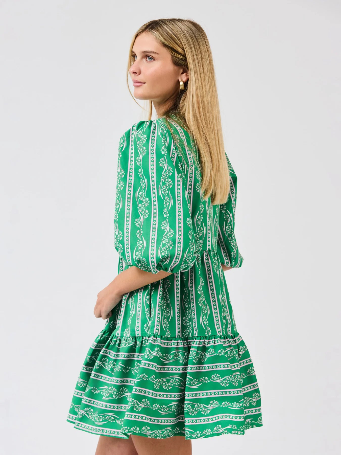 Riley Mini Dress in Garden Lace