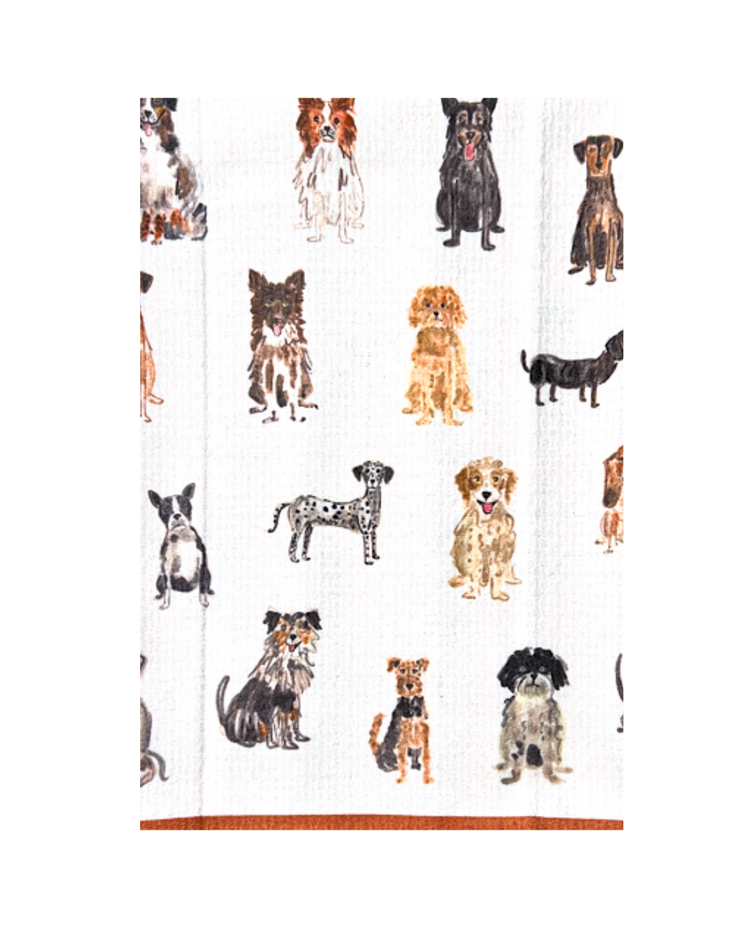 Doggie Dog Double-Sided Tea Towel