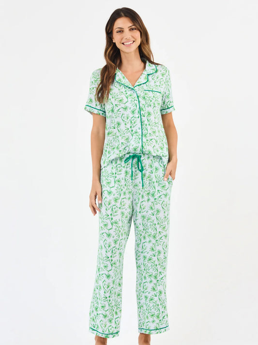 Charlotte Pajama Pant Set in Laural Blooms