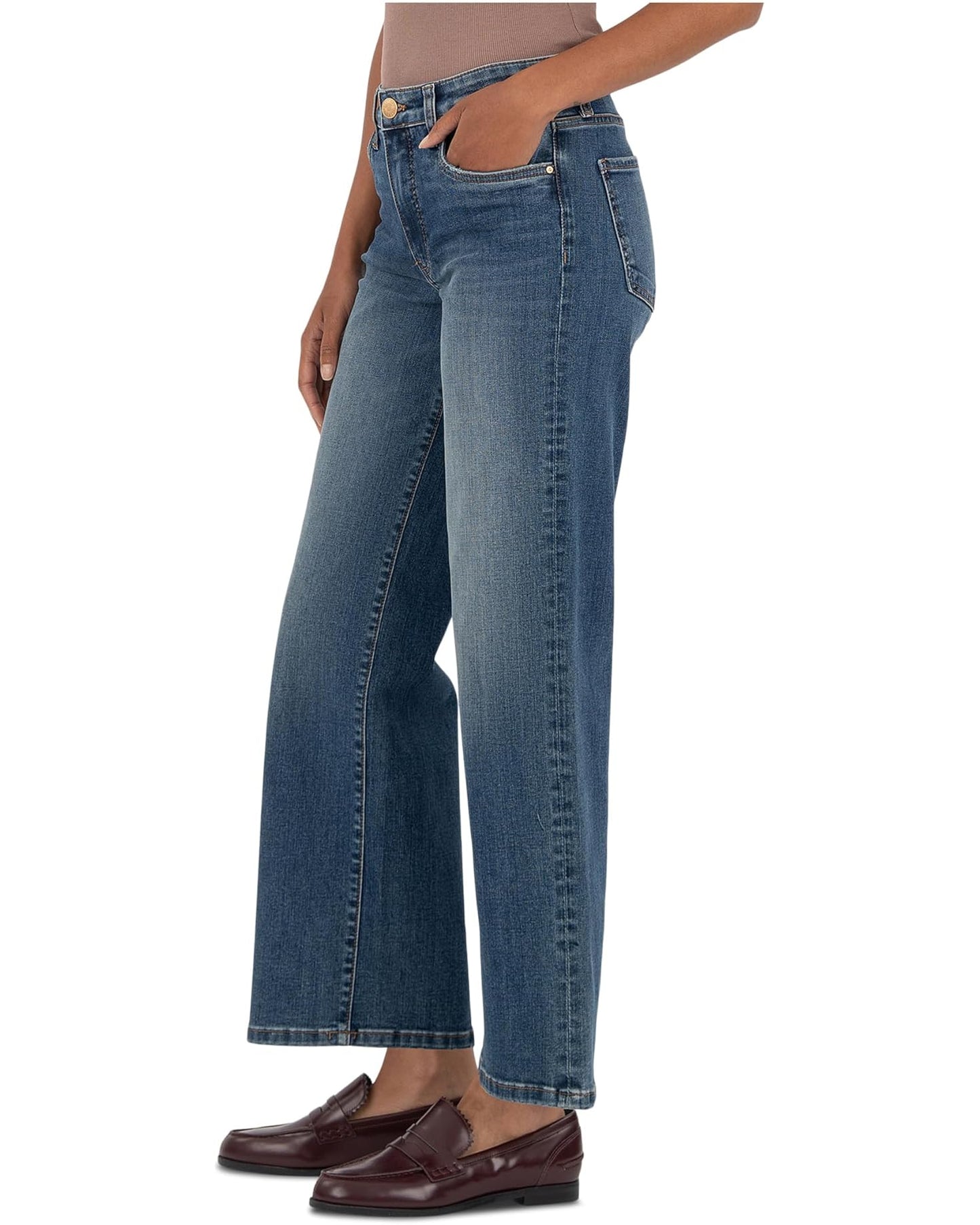 Charlotte High Rise Fab Ab Wide Leg (Historical)