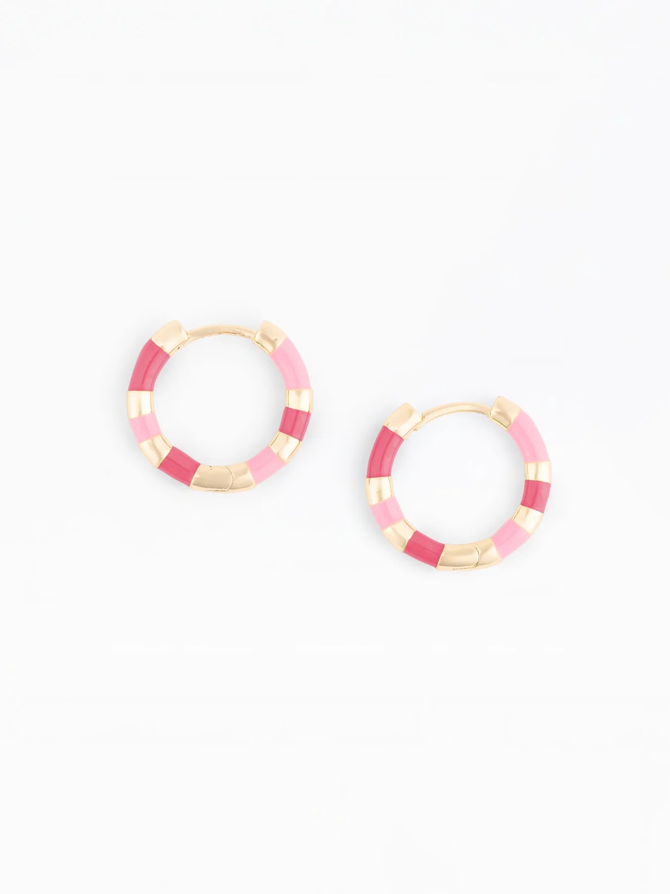 Reya Earrings in Dark Pink