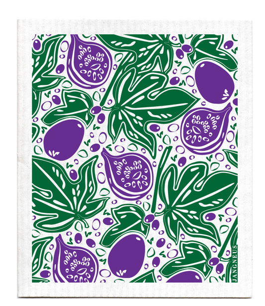 Swedish Dishcloth - Figs