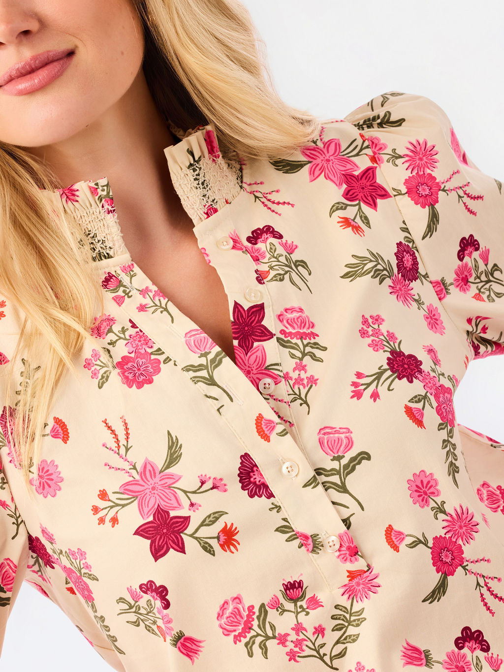 Kimberly Top in Mistflower Pink