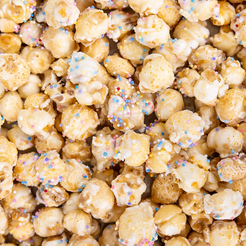 Frosted Sugar Cookie Popcorn