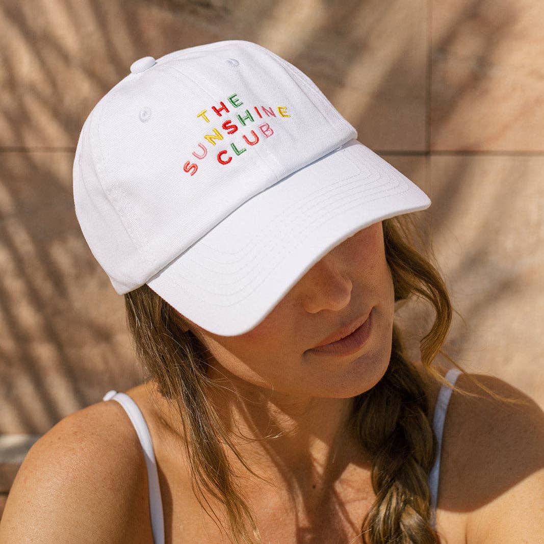 The Sunshine Club Rainbow Baseball Hat