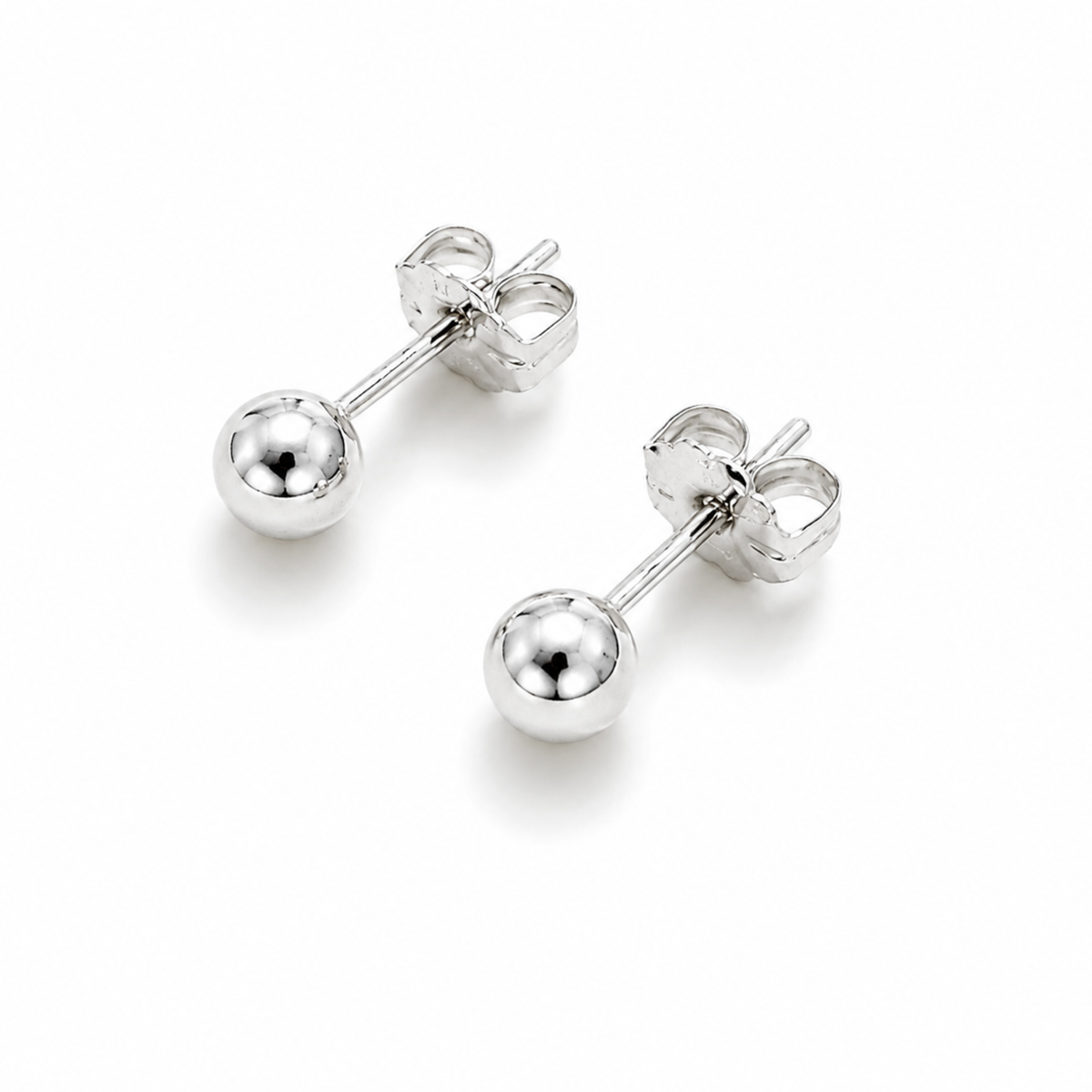 5mm Ball Stud Earrings in Sterling Silver