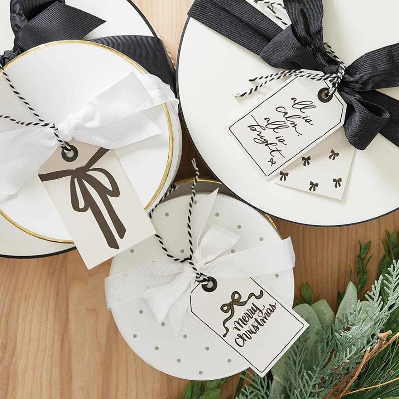 Gift Tag Book - Bow: Material