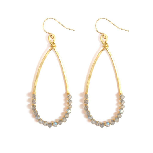 Tara Earrings in Labradorite