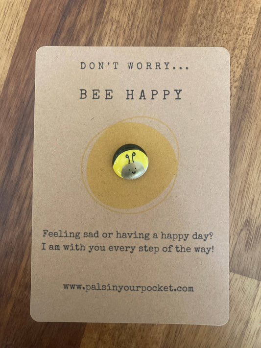Bee Pebble Pocket Hug Anxiety Buster Care Package Gift