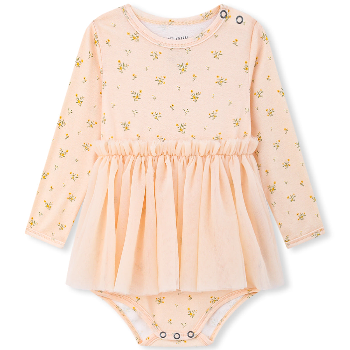 Ballet Dress One Piece in Dainty Floral (Organic Cotton)