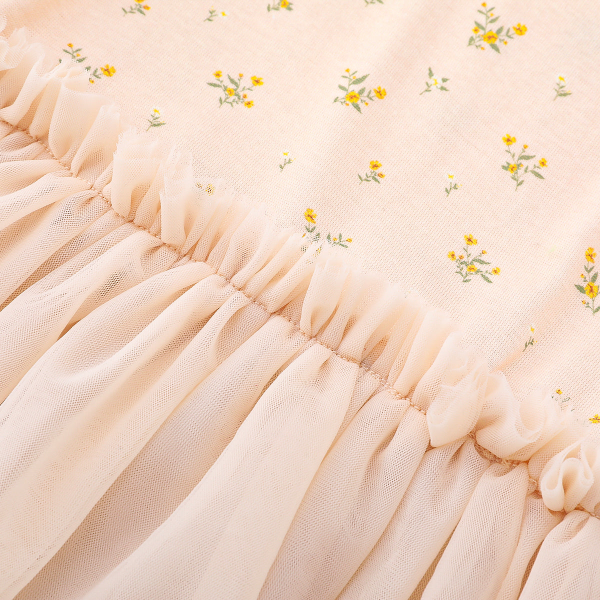 Ballet Dress One Piece in Dainty Floral (Organic Cotton)