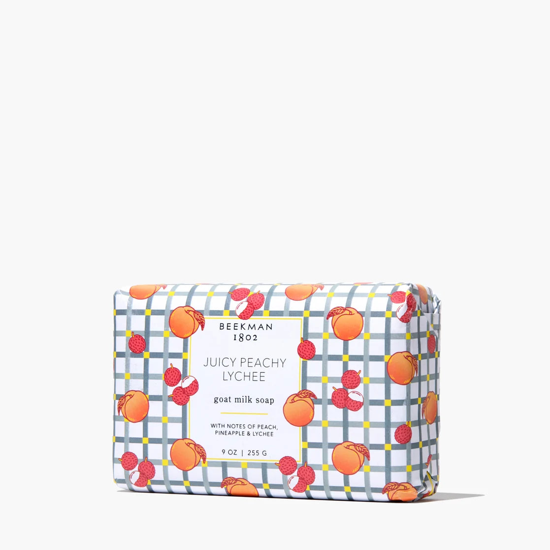 Juicy Peachy Lychee Goat Milk Soap by Beekman 1802