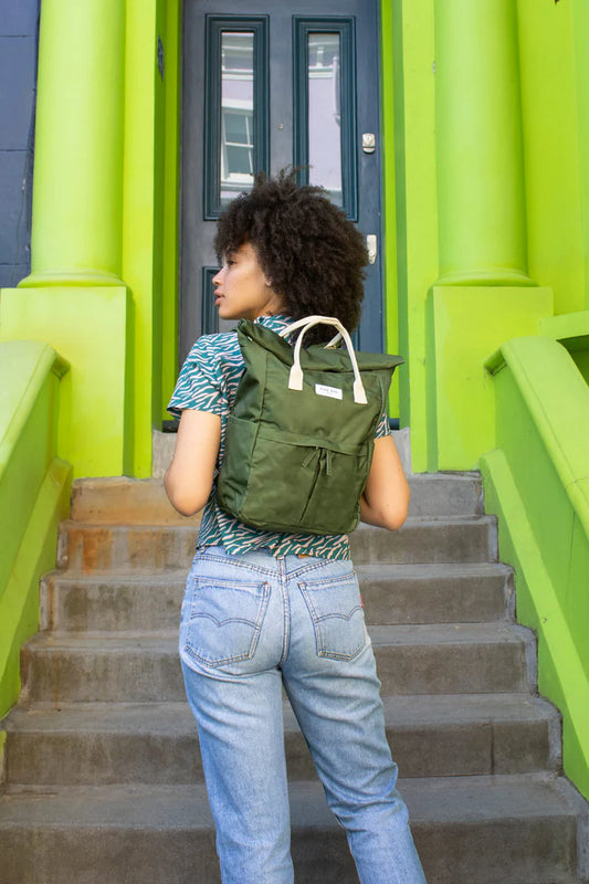 Khaki Medium Backpack