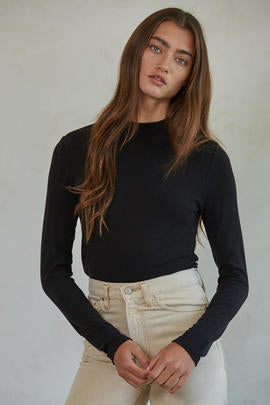 The Claire Top in Black