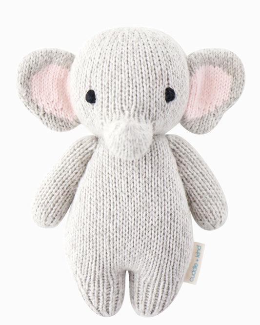 Baby Elephant Hand-Knit Plush