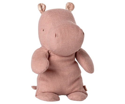 Small Hippo Safari Friend in Rose