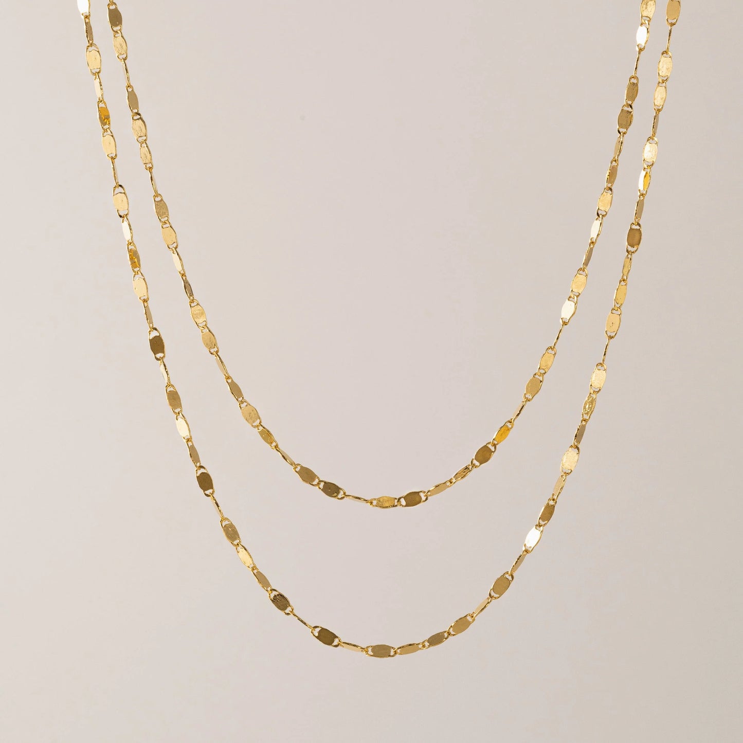 Cleo Layered Necklace in Gold