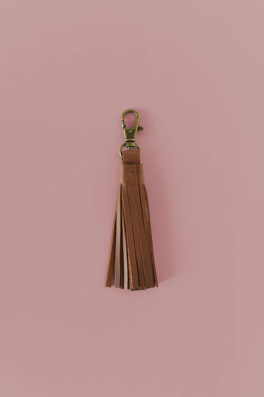 GR Tassel Charm in Cognac