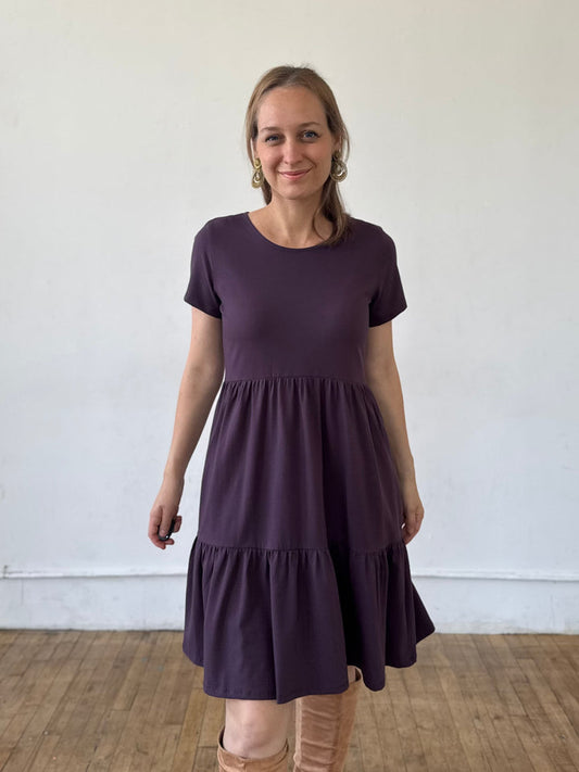Aria Dress in Plum