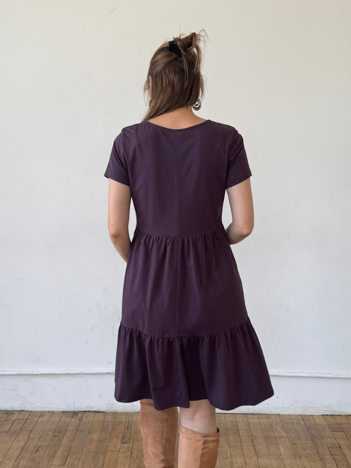 Aria Dress in Plum