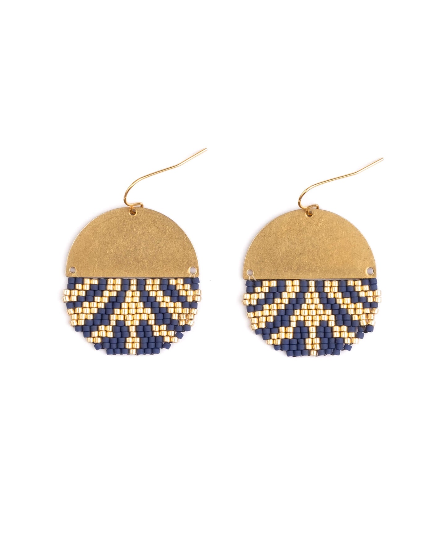 Savoy Drop Earrings in Blue