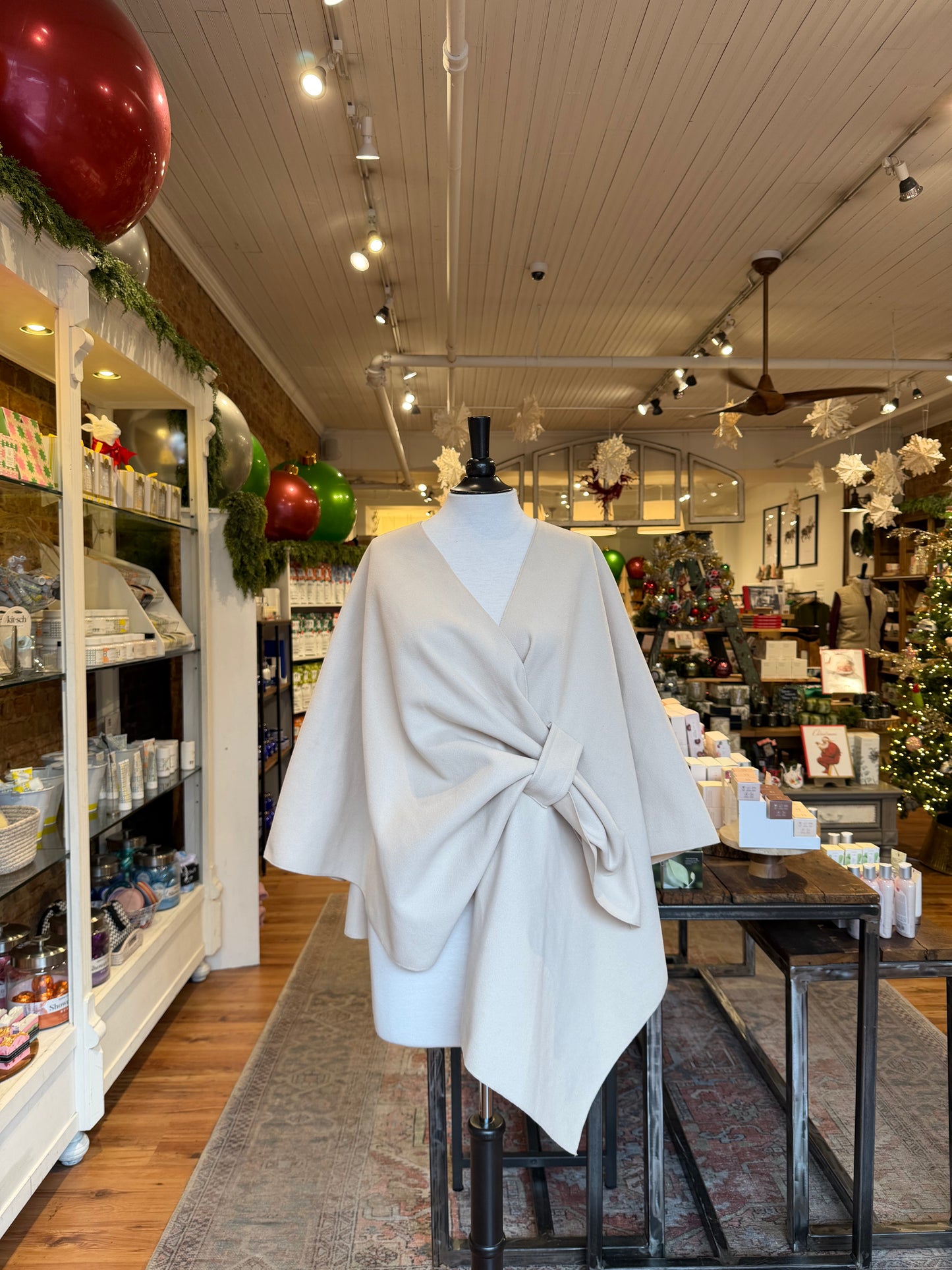 Viola Poncho Wrap in Caramel