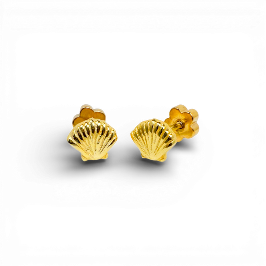 Shell Tiny Stud Earrings
