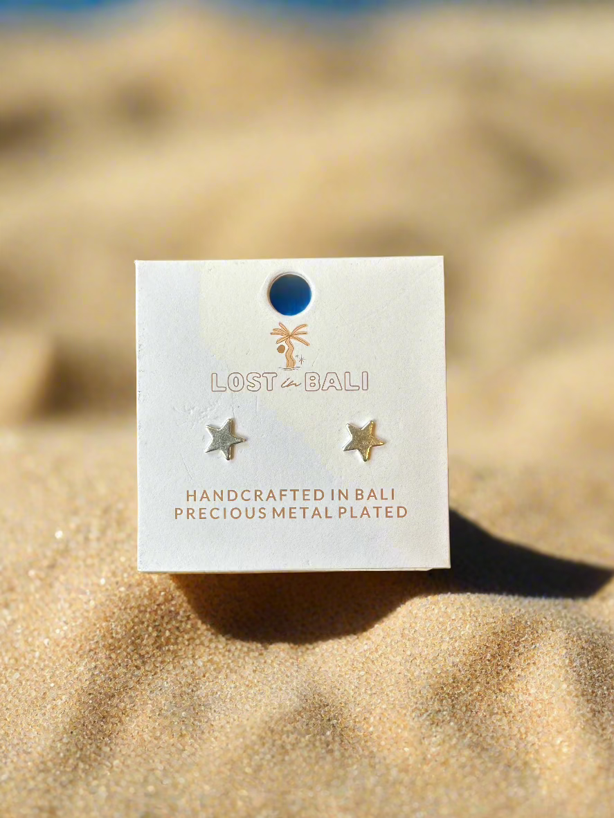 Stars Silver Earrings